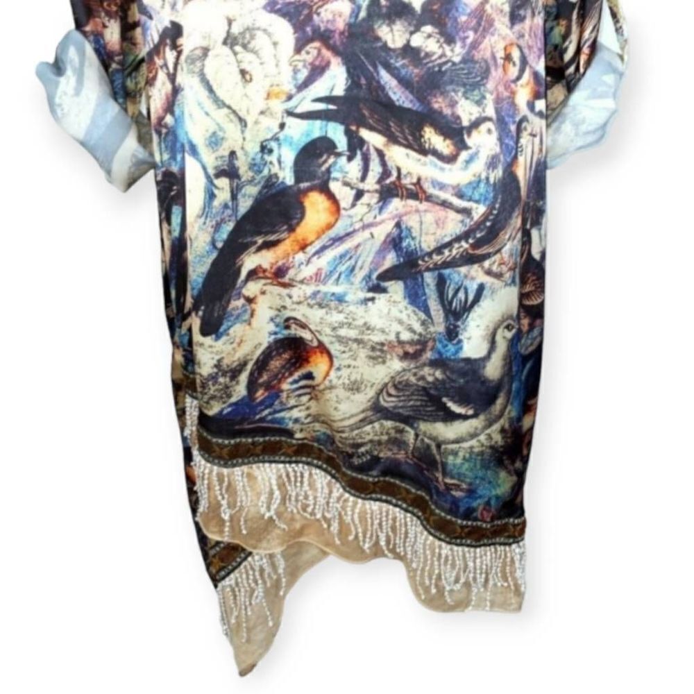 KIMONO STYLE DRESS SZ.M EUC - Picture 3 of 7